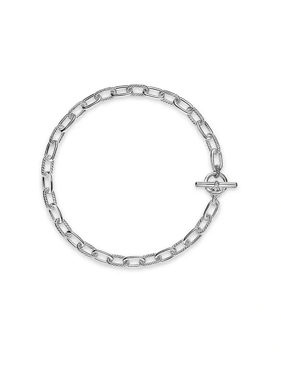 David Yurman Women's DY Madison Toggle Chain Necklace in Sterling Silver, 11mm