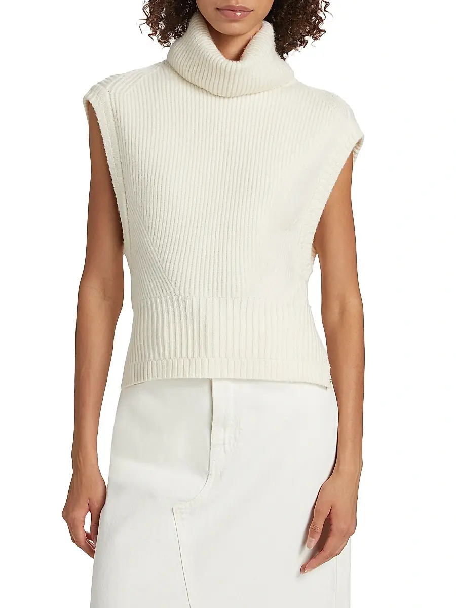 Simkhai Women's Maple Ribbed Sleeveless Top | Thumbnail 3 Simkhai Women's Maple Ribbed Sleeveless Top | Thumbnail 3