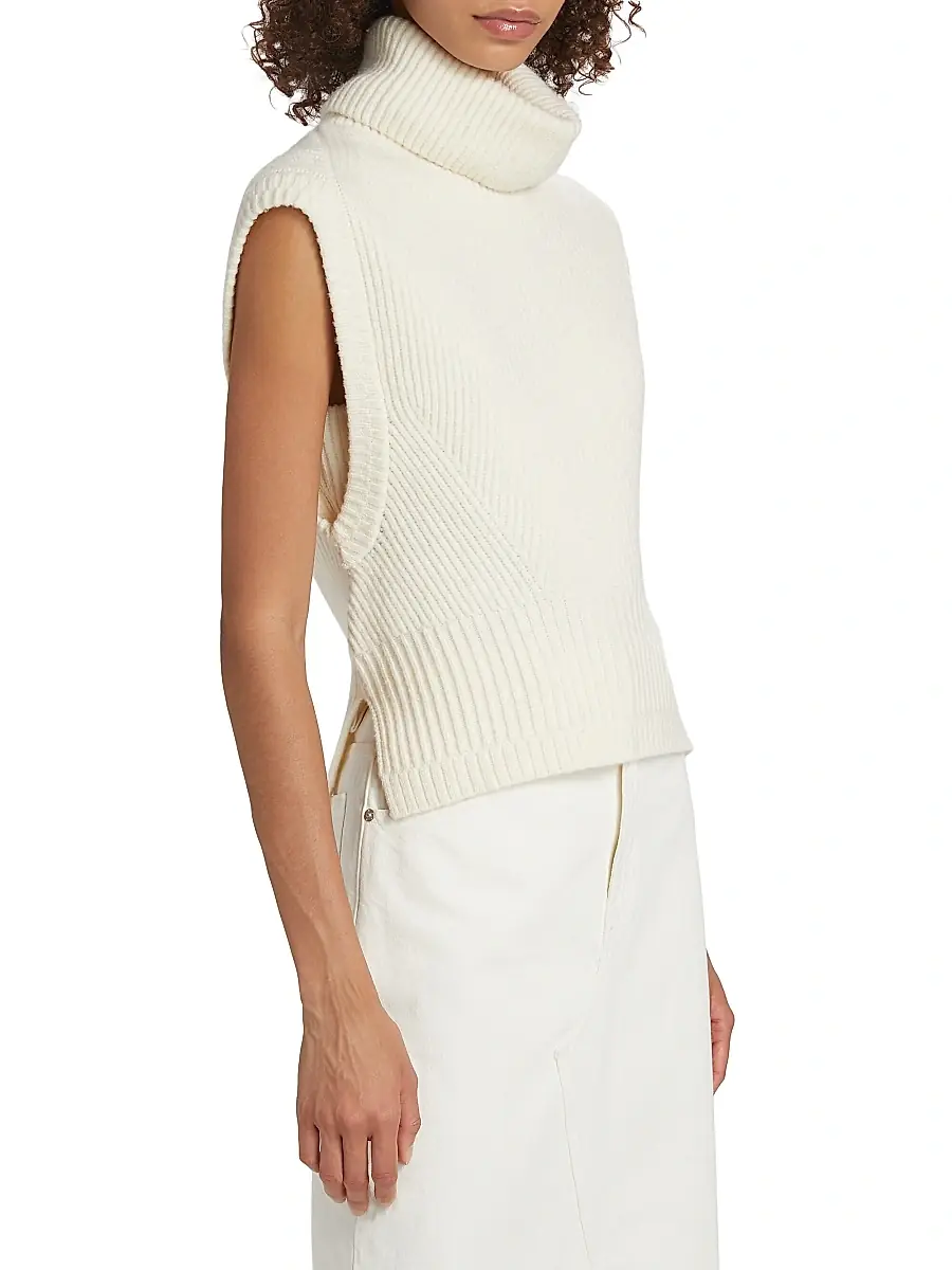 Simkhai Women's Maple Ribbed Sleeveless Top | Thumbnail 4 Simkhai Women's Maple Ribbed Sleeveless Top | Thumbnail 4