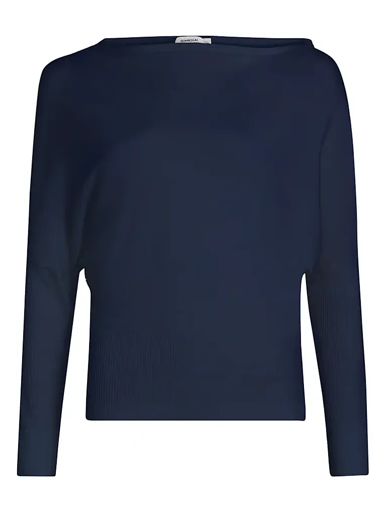 Simkhai Women's Lavina Wool-Blend Off-the-Shoulder Sweater