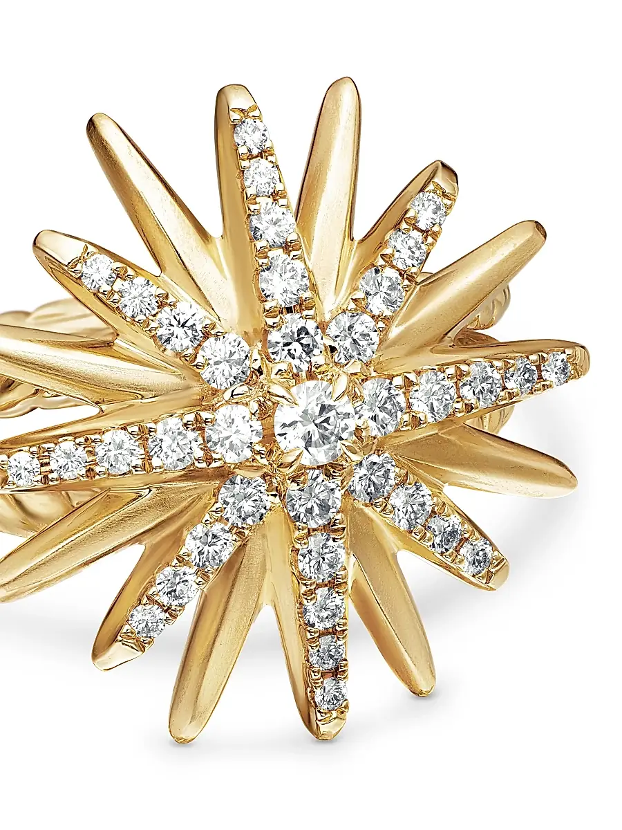 David Yurman Women's Starburst Ring in 18K Yellow Gold | Thumbnail 4 David Yurman Women's Starburst Ring in 18K Yellow Gold | Thumbnail 4