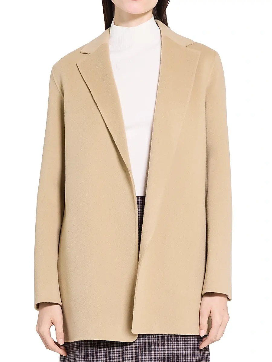 Theory Women's Clairene Wool-Cashmere Blazer | Thumbnail 3 Theory Women's Clairene Wool-Cashmere Blazer | Thumbnail 3