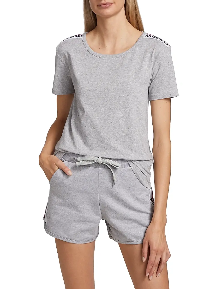 MOSCHINO Women's Logo Band T-Shirt | Thumbnail 3 MOSCHINO Women's Logo Band T-Shirt | Thumbnail 3
