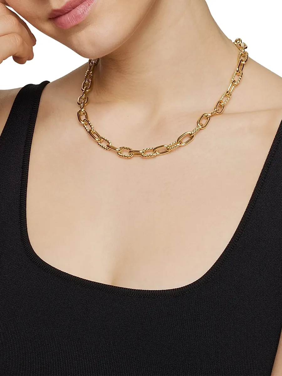 David Yurman Women's Madison Chain Necklace in 18K Yellow Gold - Gold | Thumbnail 2 David Yurman Women's Madison Chain Necklace in 18K Yellow Gold - Gold | Thumbnail 2