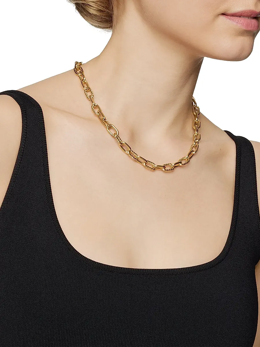 David Yurman Women's Madison Chain Necklace in 18K Yellow Gold - Gold | Thumbnail 6 David Yurman Women's Madison Chain Necklace in 18K Yellow Gold - Gold | Thumbnail 6