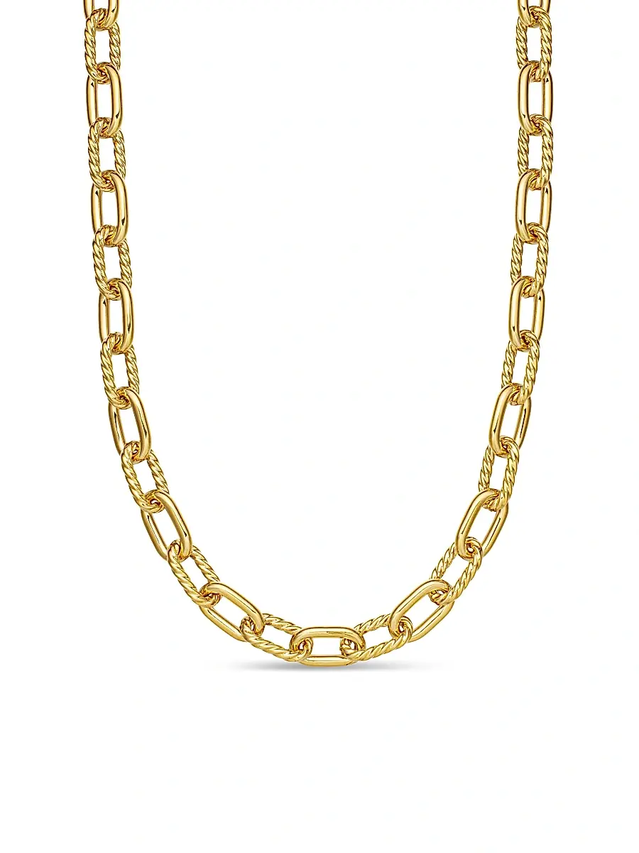 Women's Madison Chain Necklace in 18K Yellow Gold - Gold Women's Madison Chain Necklace in 18K Yellow Gold - Gold