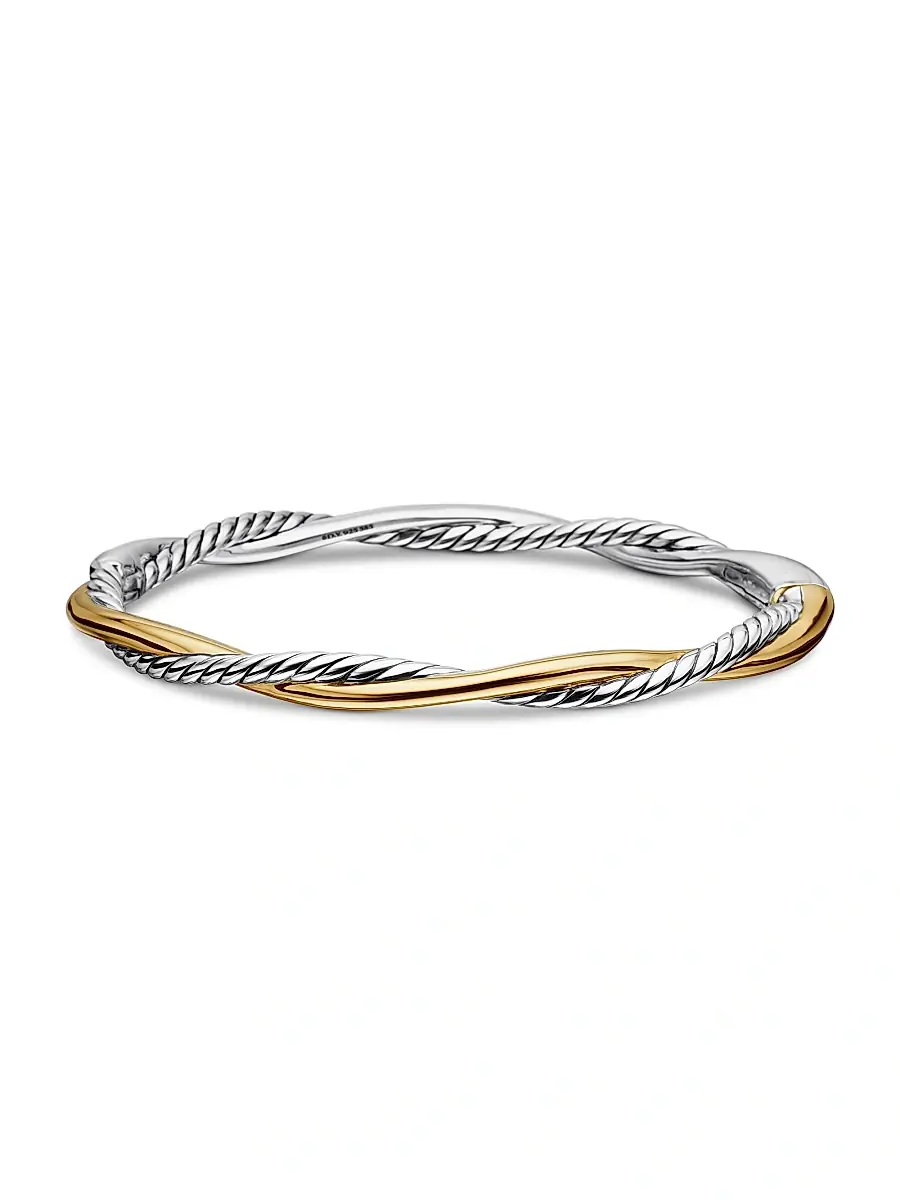 David Yurman Women's Petite Infinity Bracelet in Sterling Silver - Silver | Thumbnail 4 David Yurman Women's Petite Infinity Bracelet in Sterling Silver - Silver | Thumbnail 4