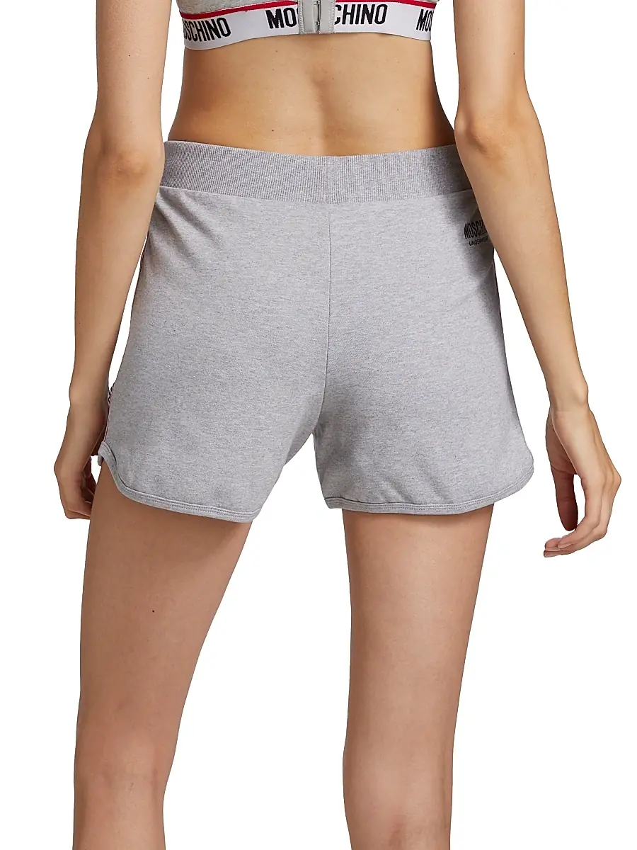 MOSCHINO Women's Logo Tape Sweat Shorts | Thumbnail 5 MOSCHINO Women's Logo Tape Sweat Shorts | Thumbnail 5