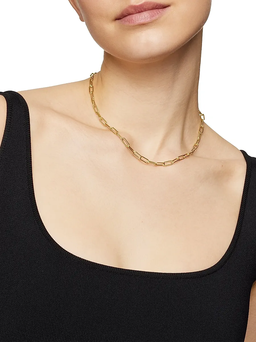 David Yurman Women's Madison Chain Necklace in K Yellow Gold, 4MM - Gold | Thumbnail 6 David Yurman Women's Madison Chain Necklace in K Yellow Gold, 4MM - Gold | Thumbnail 6