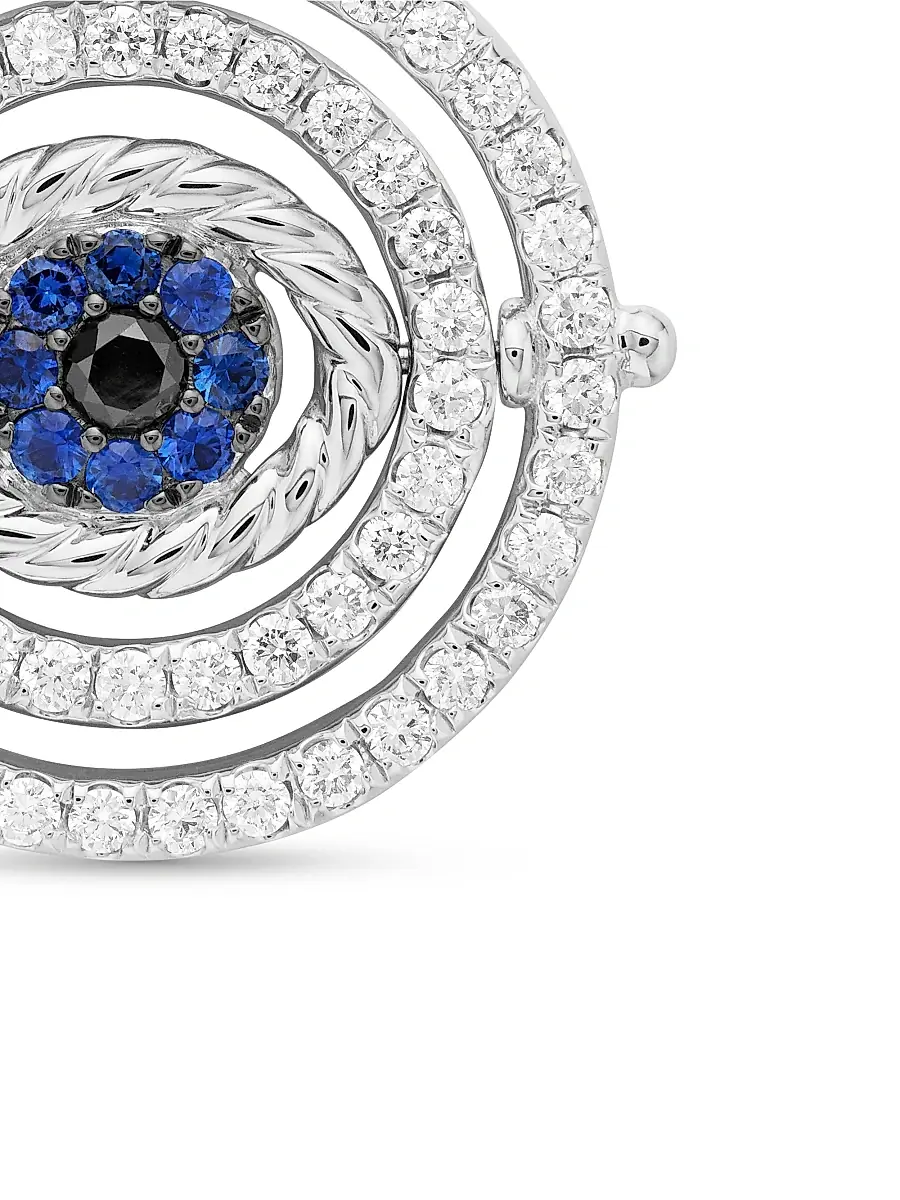 David Yurman Women's Evil Eye Mobile Amulet with Diamonds - Light Blue Sapphire | Thumbnail 5 David Yurman Women's Evil Eye Mobile Amulet with Diamonds - Light Blue Sapphire | Thumbnail 5