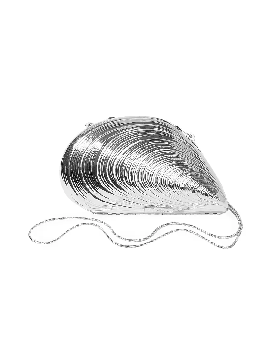 Simkhai Women's Bridget Brass Oyster Bag | Thumbnail 4
