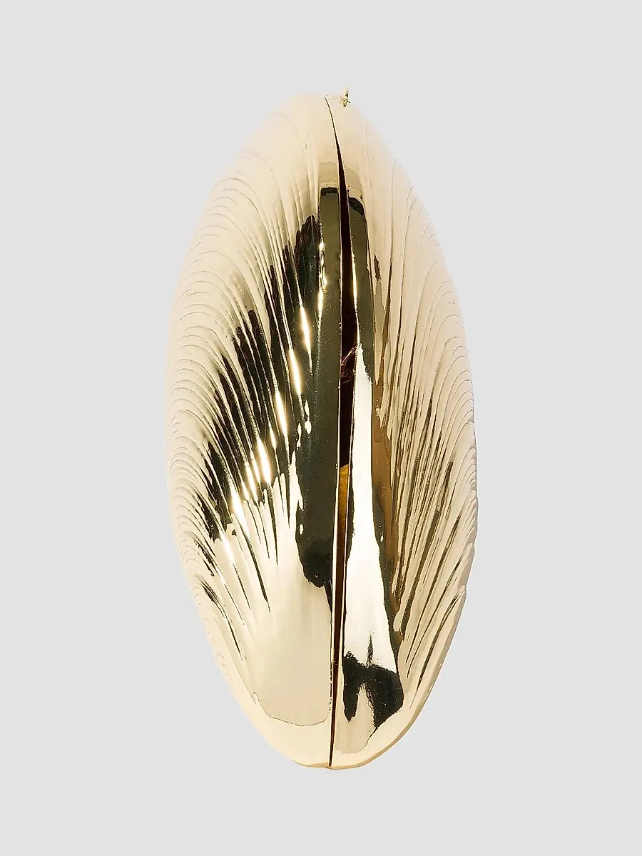 Simkhai Women's Bridget Brass Oyster Bag | Thumbnail 6