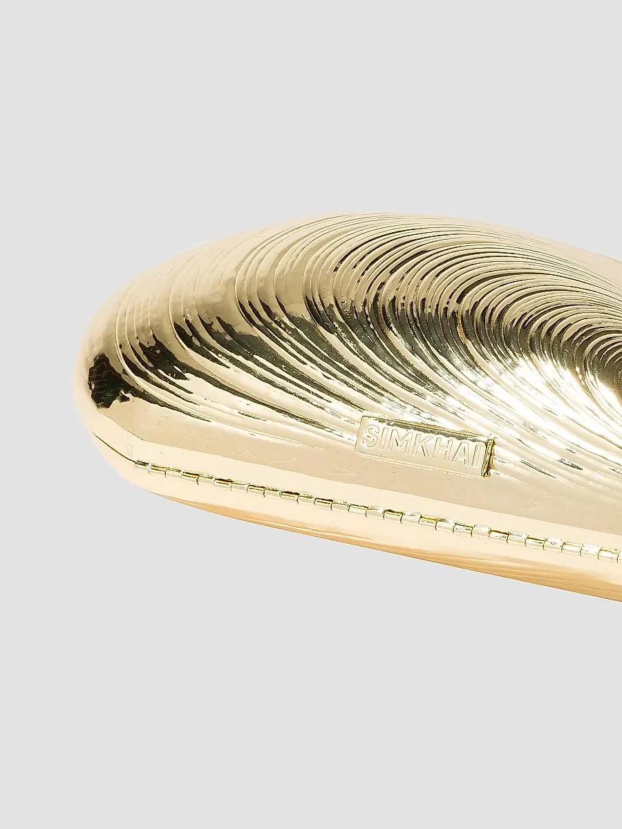 Simkhai Women's Bridget Brass Oyster Bag | Thumbnail 7