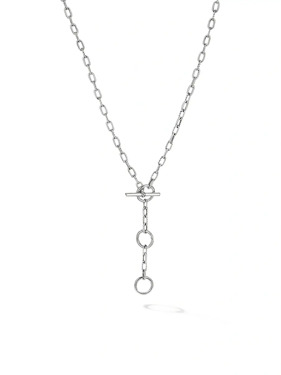 David Yurman Women's Madison 3-Ring Chain Necklace - Silver | Image 1 David Yurman Women's Madison 3-Ring Chain Necklace - Silver | Image 1