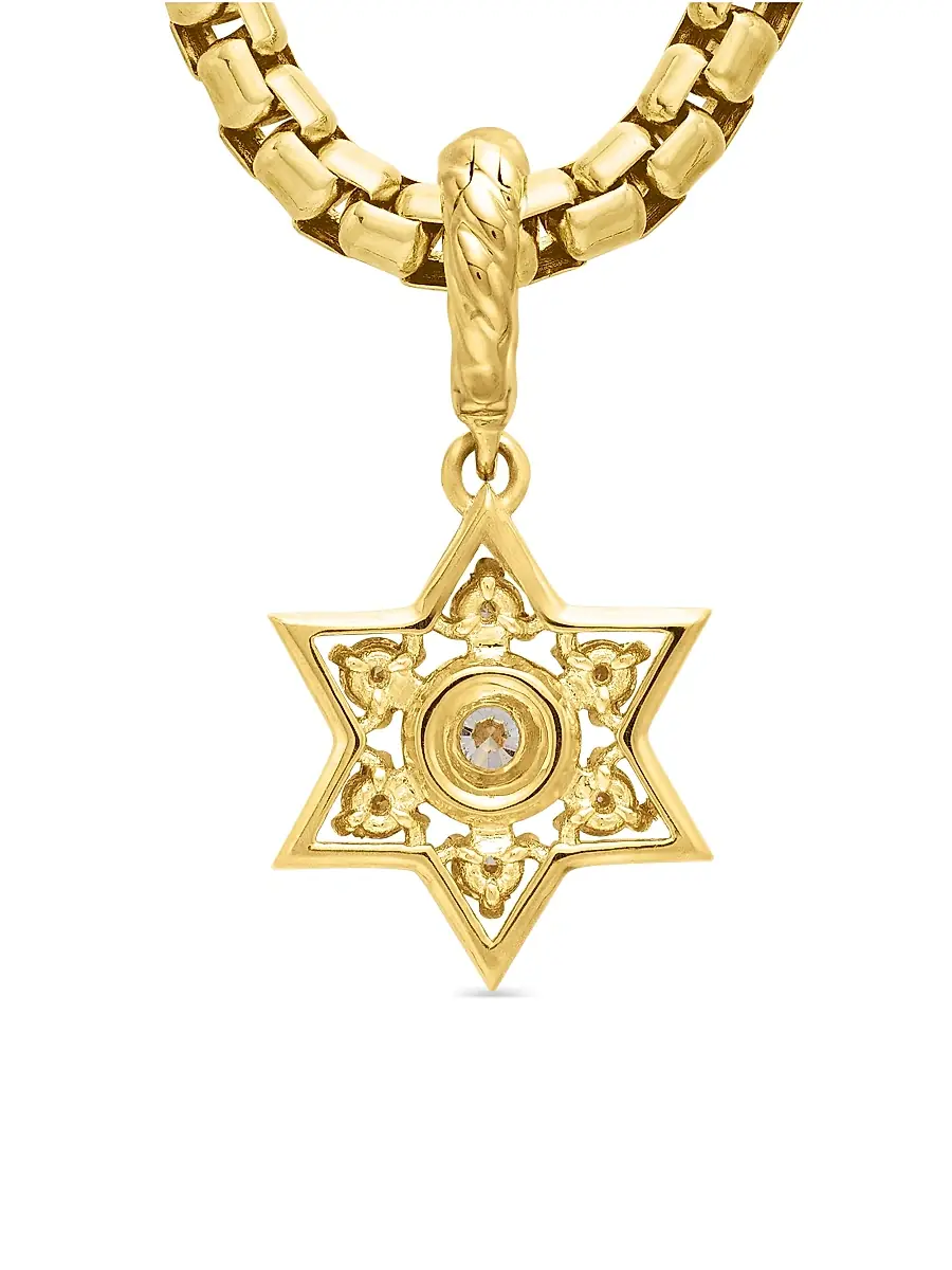 David Yurman Women's Star Of David Pendant In 18K Yellow Gold With Diamonds - Diamond | Thumbnail 6 David Yurman Women's Star Of David Pendant In 18K Yellow Gold With Diamonds - Diamond | Thumbnail 6