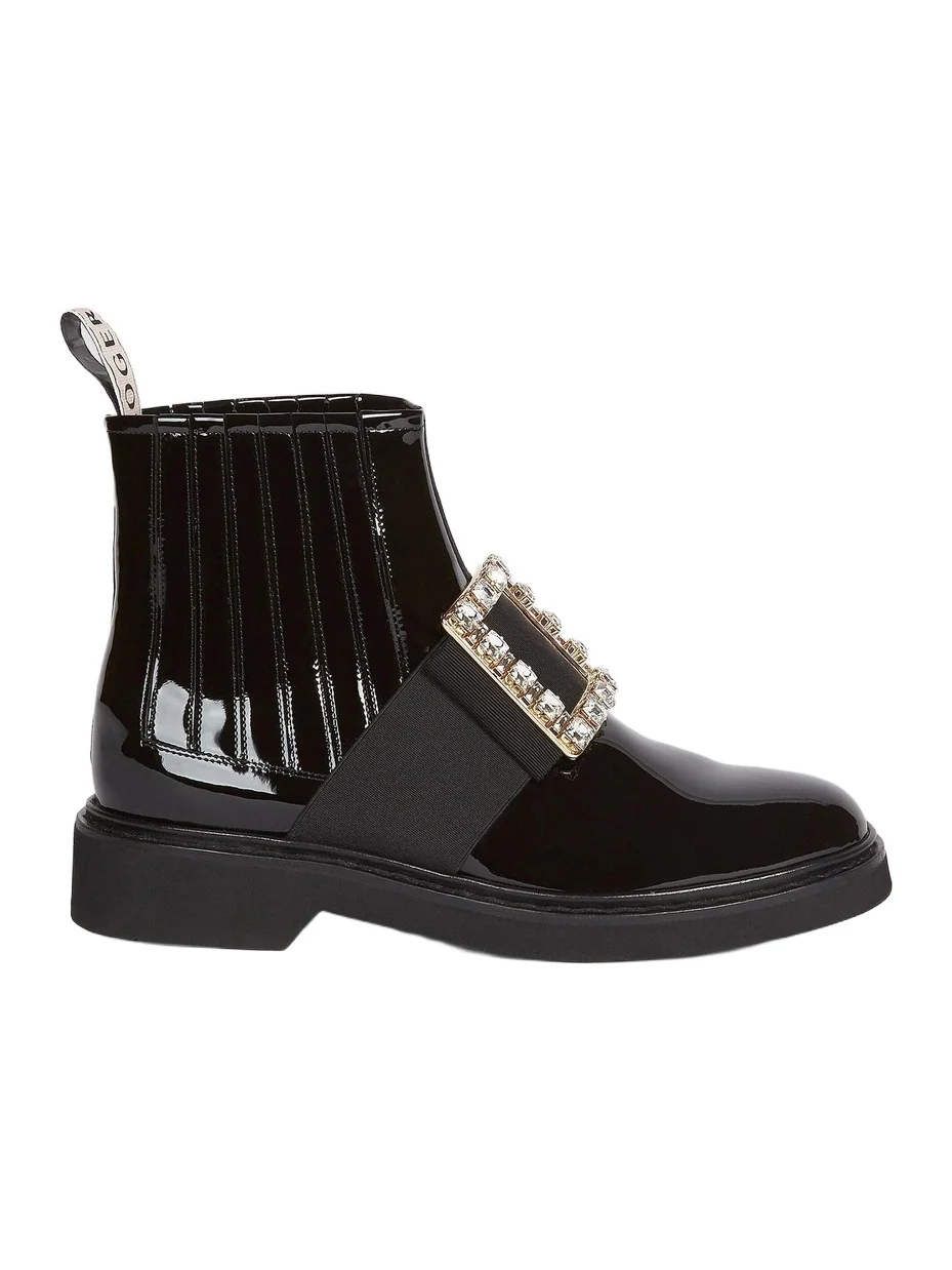 Women's Viv Rangers Strass Patent Leather Chelsea Boots Women's Viv Rangers Strass Patent Leather Chelsea Boots