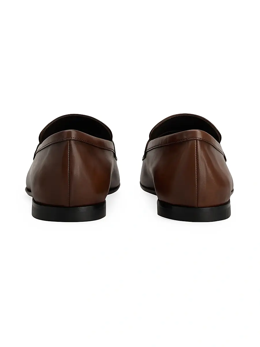Tod's Men's Mocassino Cuoio Leather Penny Loafers | Thumbnail 3 Tod's Men's Mocassino Cuoio Leather Penny Loafers | Thumbnail 3