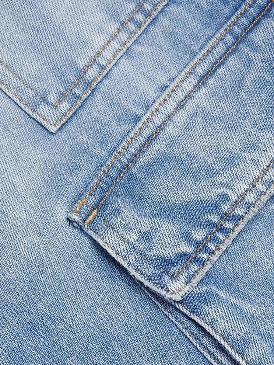Alice + Olivia Women's Cay Baggy Denim Cargo Pants | Thumbnail 7 Alice + Olivia Women's Cay Baggy Denim Cargo Pants | Thumbnail 7