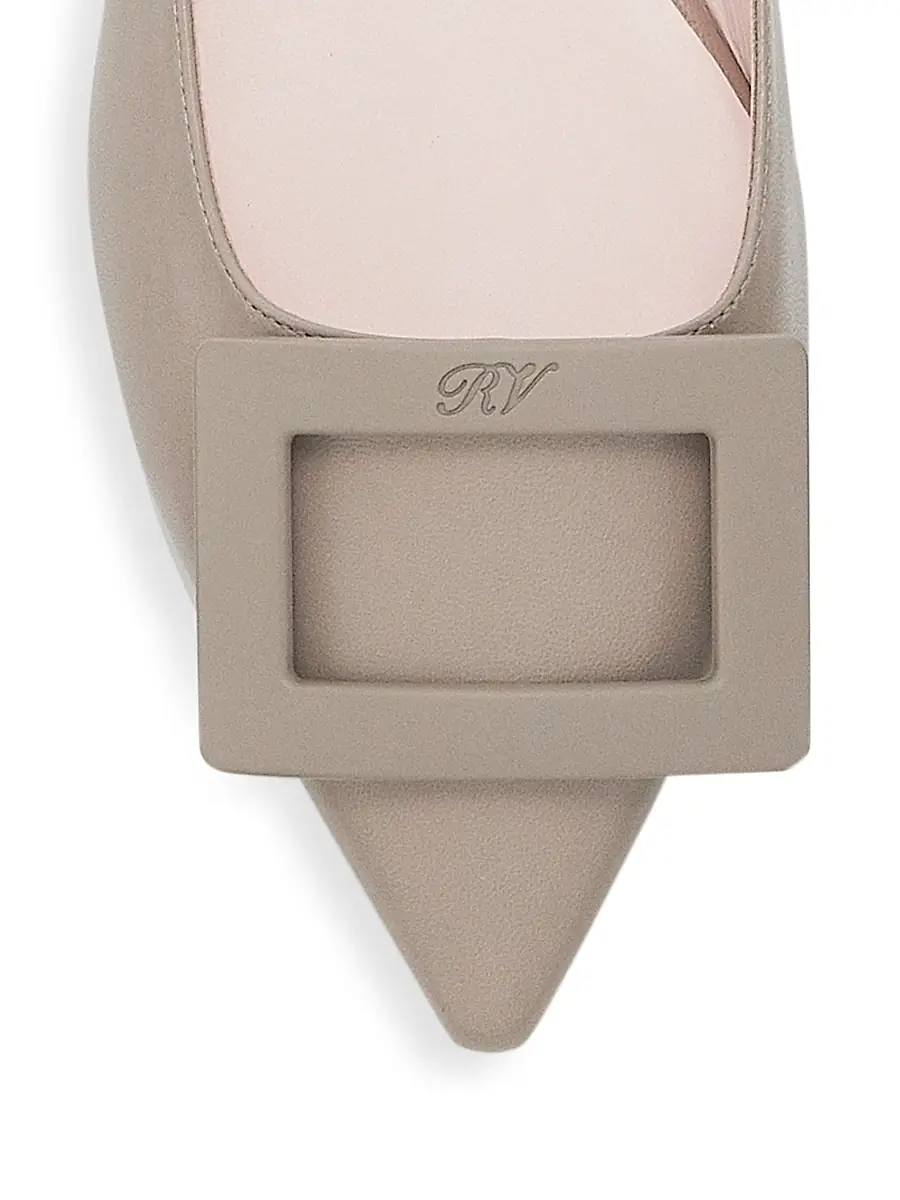 Roger Vivier Women's Gommettine Leather Flats | Thumbnail 4 Roger Vivier Women's Gommettine Leather Flats | Thumbnail 4