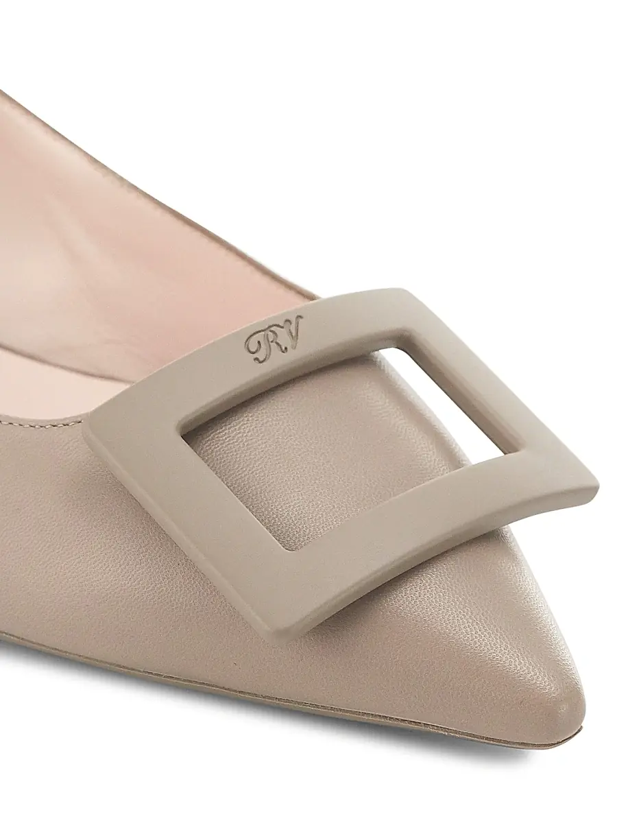 Roger Vivier Women's Gommettine Leather Flats | Thumbnail 6 Roger Vivier Women's Gommettine Leather Flats | Thumbnail 6