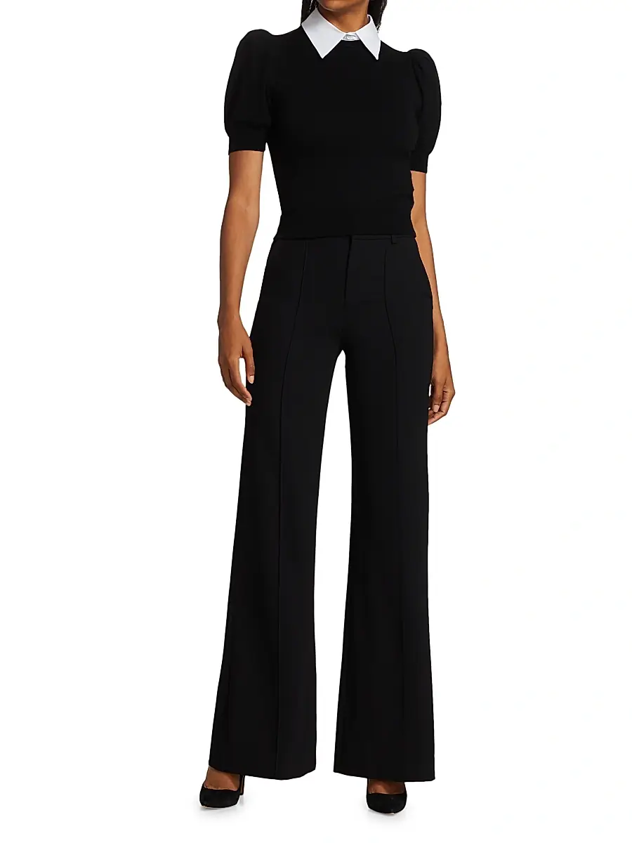 Alice + Olivia Women's Chase Puff-Sleeve Sweater | Thumbnail 2 Alice + Olivia Women's Chase Puff-Sleeve Sweater | Thumbnail 2