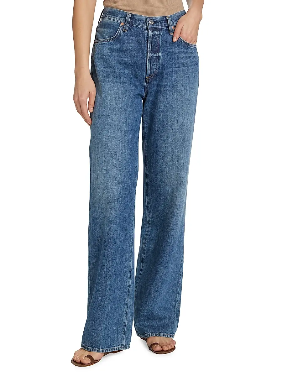 Citizens of Humanity Women's Annina High-Rise Rigid Wide-Leg Jeans | Thumbnail 3