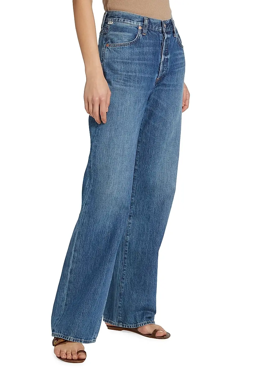 Citizens of Humanity Women's Annina High-Rise Rigid Wide-Leg Jeans | Thumbnail 4