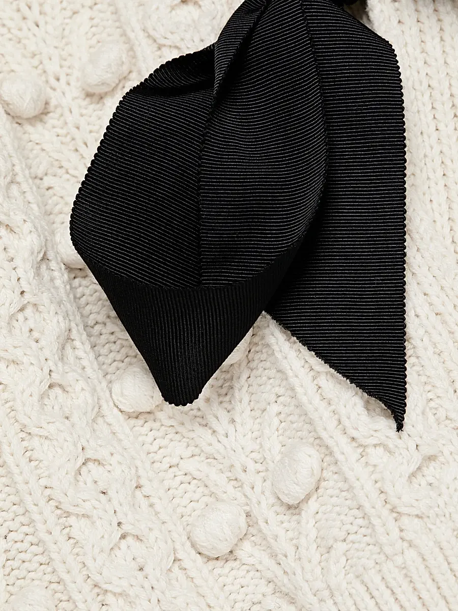 Alice + Olivia Women's Kitty Puff-Sleeve Cardigan | Thumbnail 7 Alice + Olivia Women's Kitty Puff-Sleeve Cardigan | Thumbnail 7