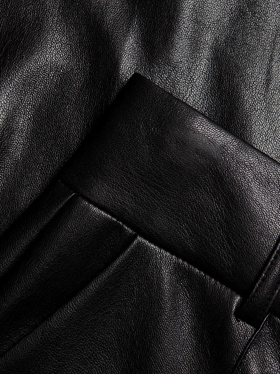 Alice + Olivia Women's Ming Pleated Faux Leather Pants | Thumbnail 7 Alice + Olivia Women's Ming Pleated Faux Leather Pants | Thumbnail 7