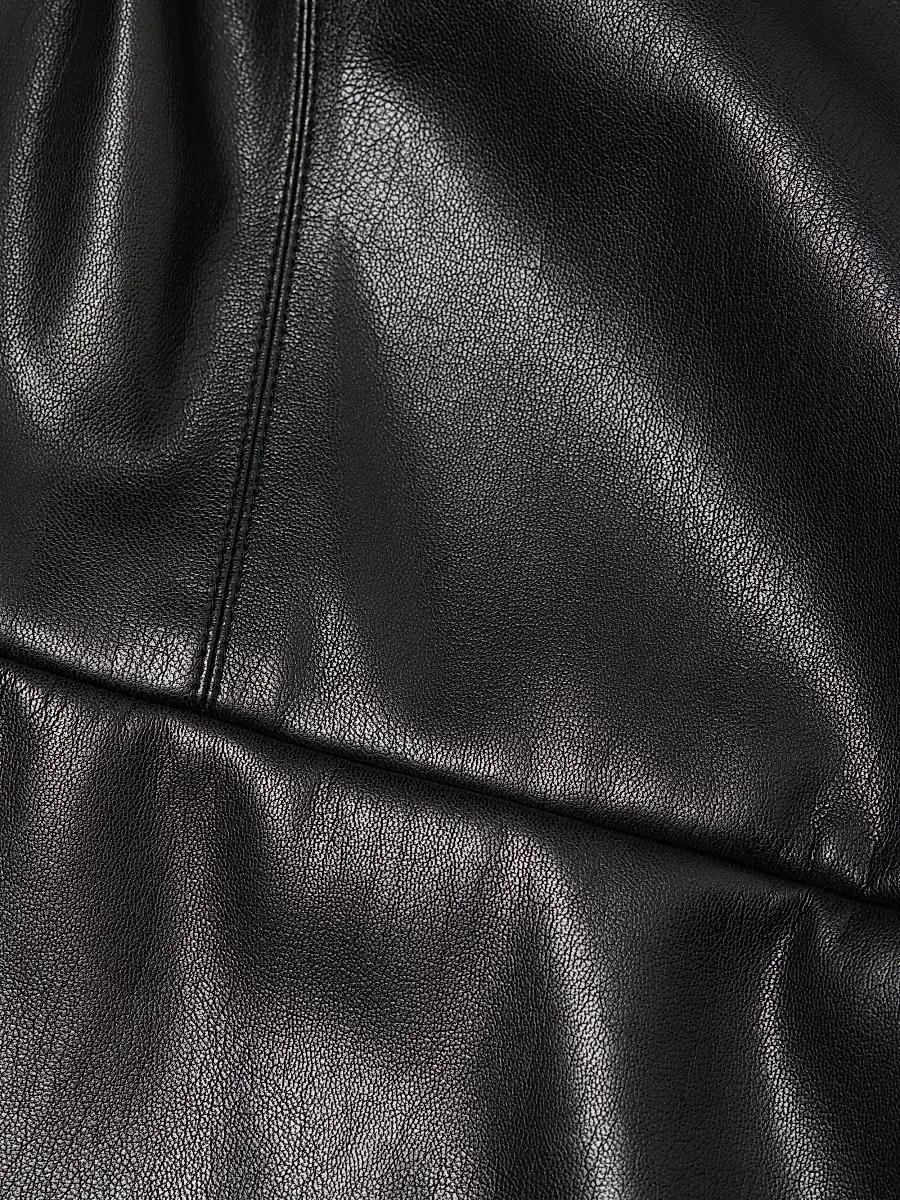 Alice + Olivia Women's Delora Faux Leather Sheath Dress | Thumbnail 7 Alice + Olivia Women's Delora Faux Leather Sheath Dress | Thumbnail 7