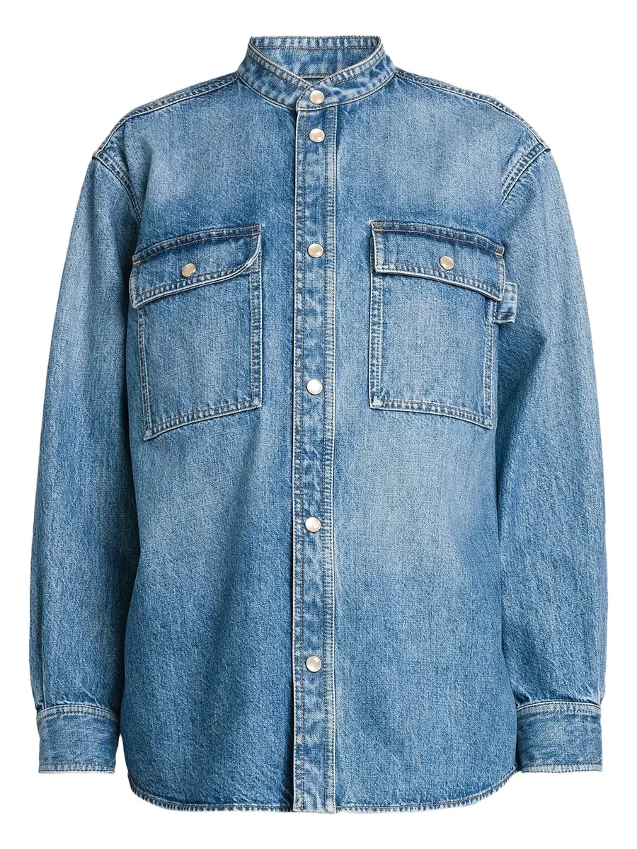 Bottega Veneta Women's Eco Wash Denim Shacket