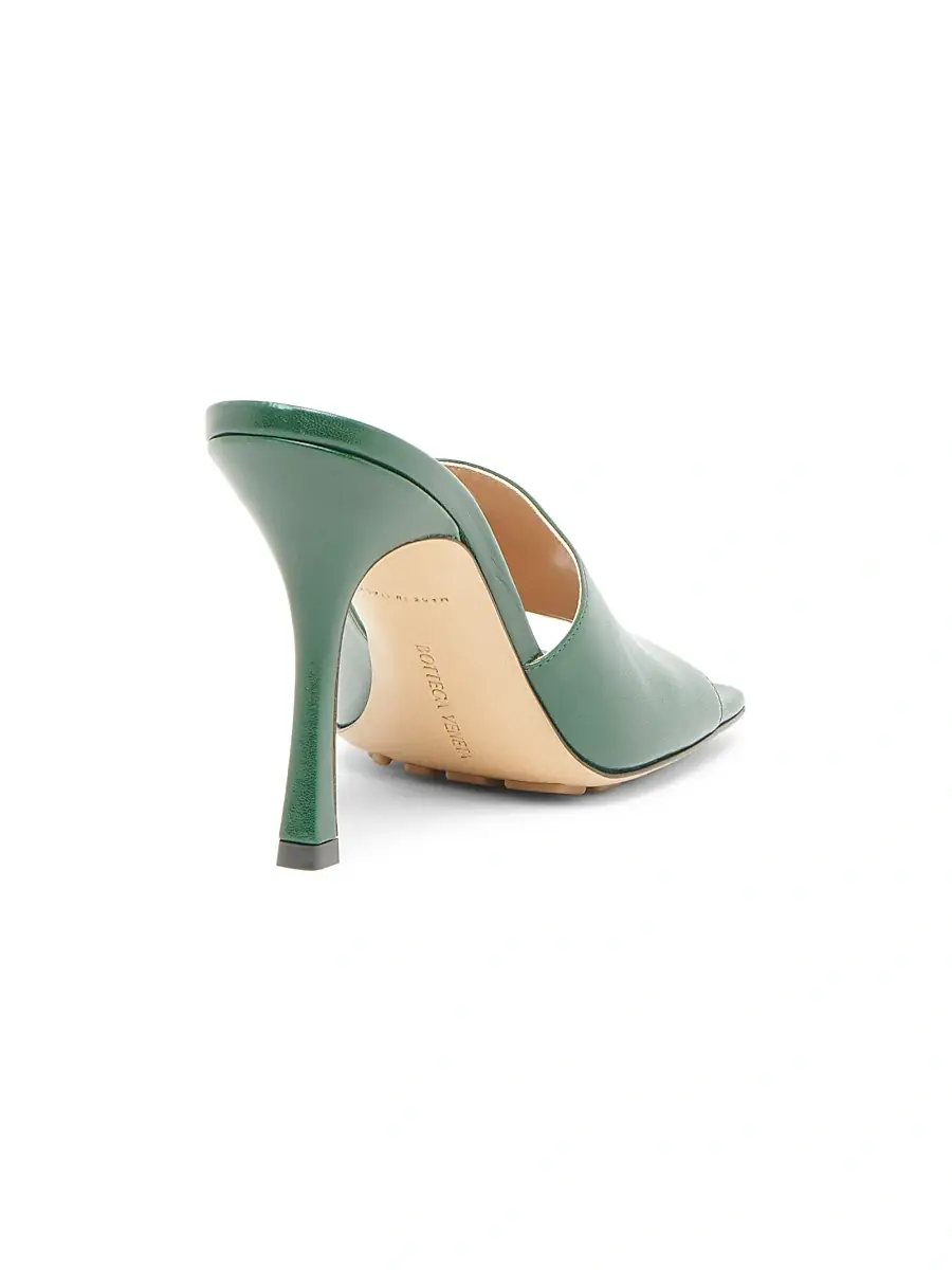 Bottega Veneta Women's Stretch Leather Mules - Pine | Thumbnail 3 Bottega Veneta Women's Stretch Leather Mules - Pine | Thumbnail 3