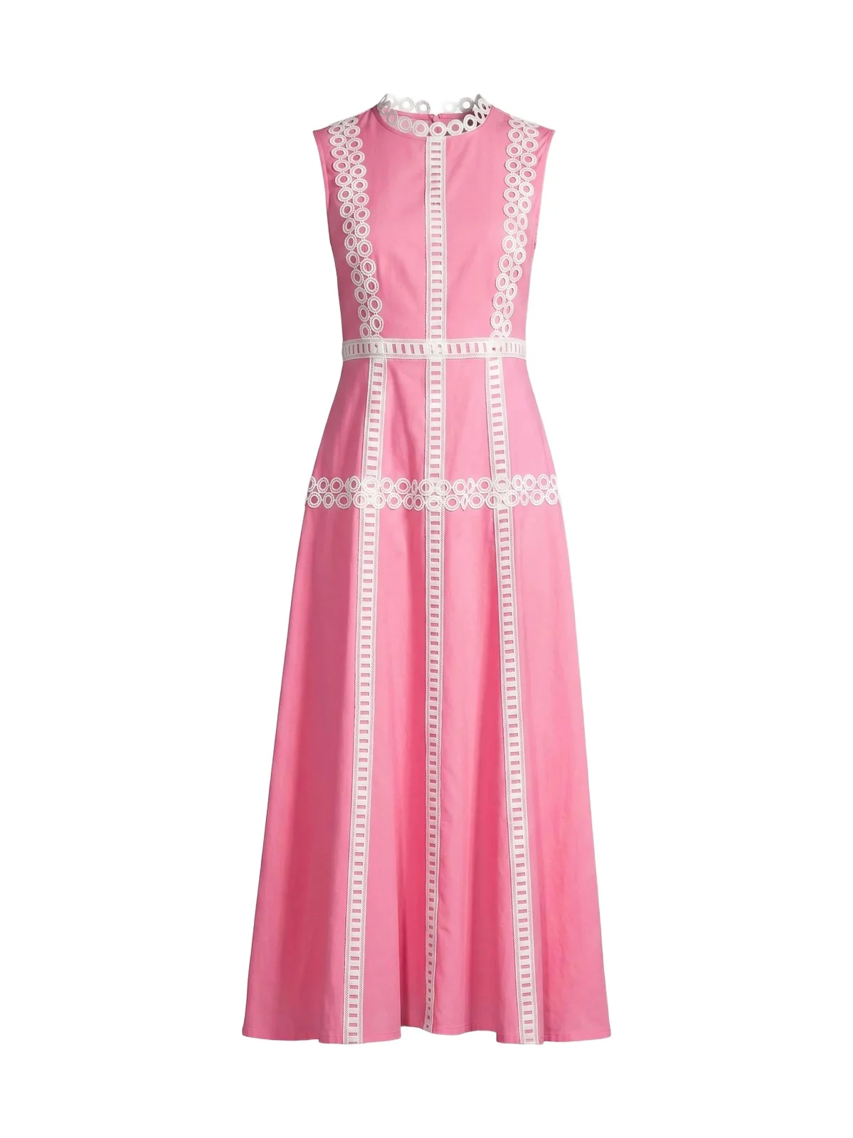 Misook Women's Eyelet-Embroidered Modern-Fit Fit & Flare Maxi Dress