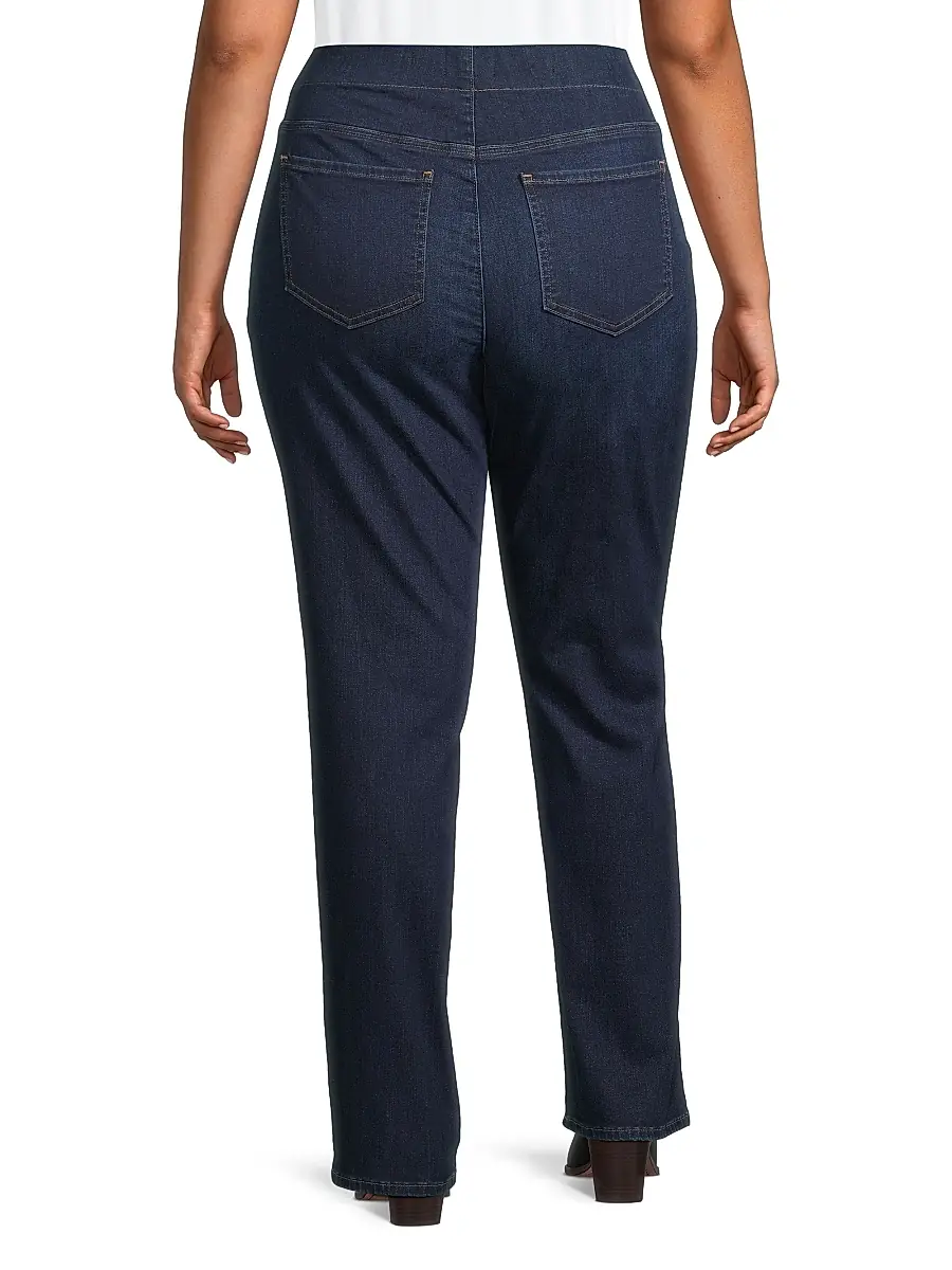 NYDJ Women's Bailey Straight-Leg Jeans | Thumbnail 5 NYDJ Women's Bailey Straight-Leg Jeans | Thumbnail 5