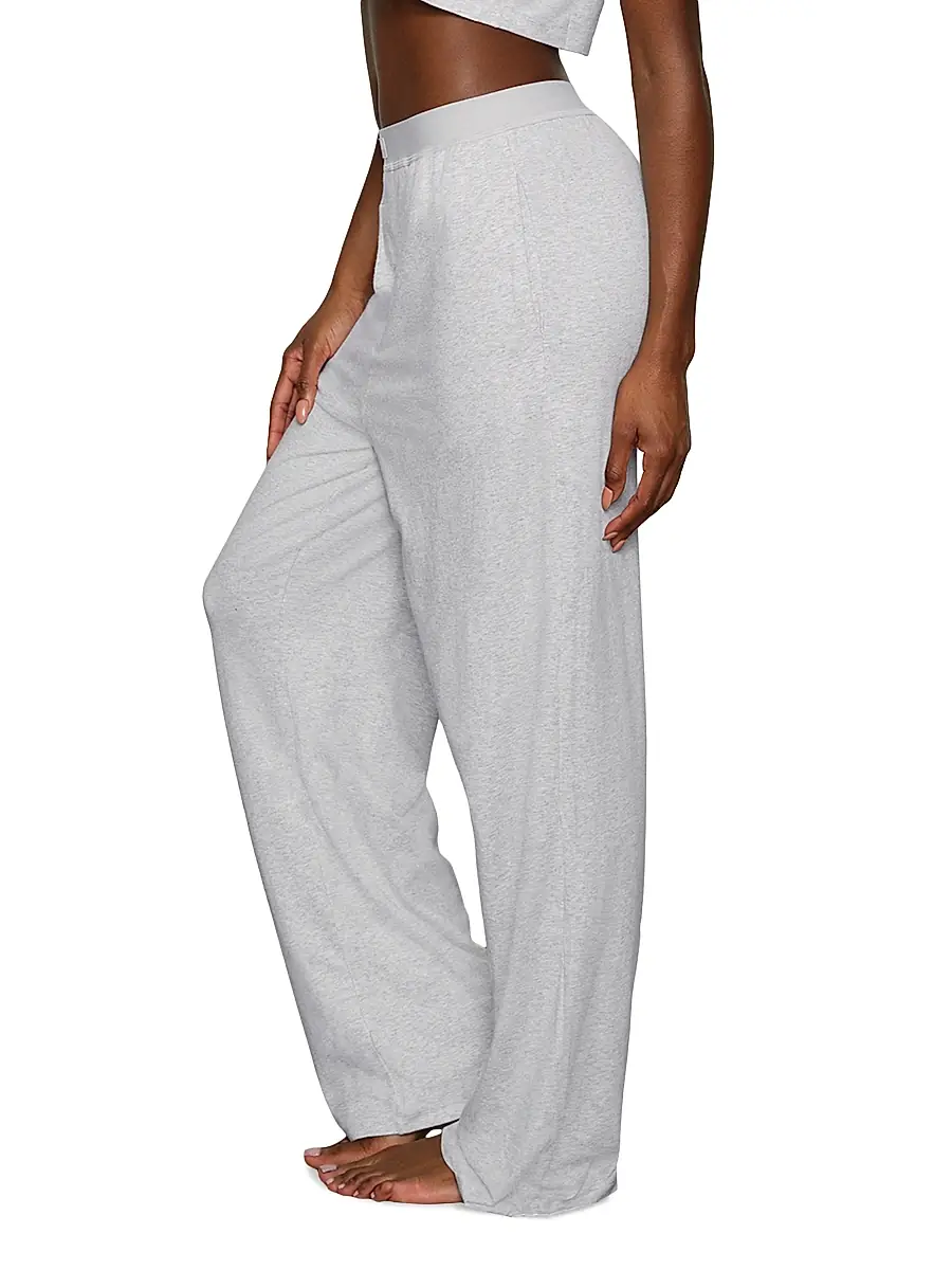 Skims Women's Boyfriend Loose Wide-Leg Pants | Thumbnail 3