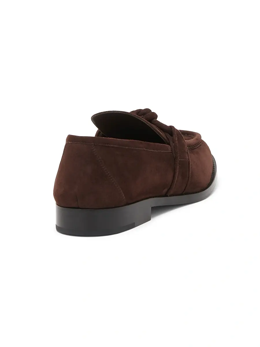 Bottega Veneta Men's Astaire Leather Knot-Detail Loafers - Cypress | Thumbnail 14 Bottega Veneta Men's Astaire Leather Knot-Detail Loafers - Cypress | Thumbnail 14