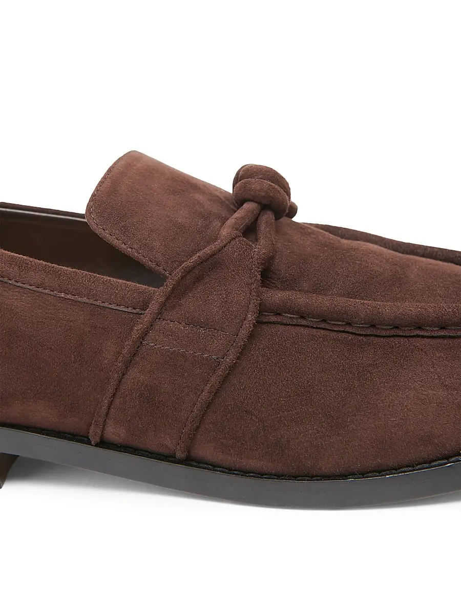 Bottega Veneta Men's Astaire Leather Knot-Detail Loafers - Cypress | Thumbnail 16 Bottega Veneta Men's Astaire Leather Knot-Detail Loafers - Cypress | Thumbnail 16
