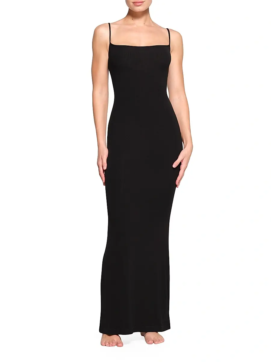Skims Women's Soft Lounge Long Slip Dress | Thumbnail 3 Skims Women's Soft Lounge Long Slip Dress | Thumbnail 3