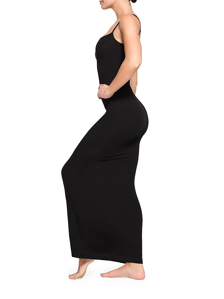 Skims Women's Soft Lounge Long Slip Dress | Thumbnail 4 Skims Women's Soft Lounge Long Slip Dress | Thumbnail 4
