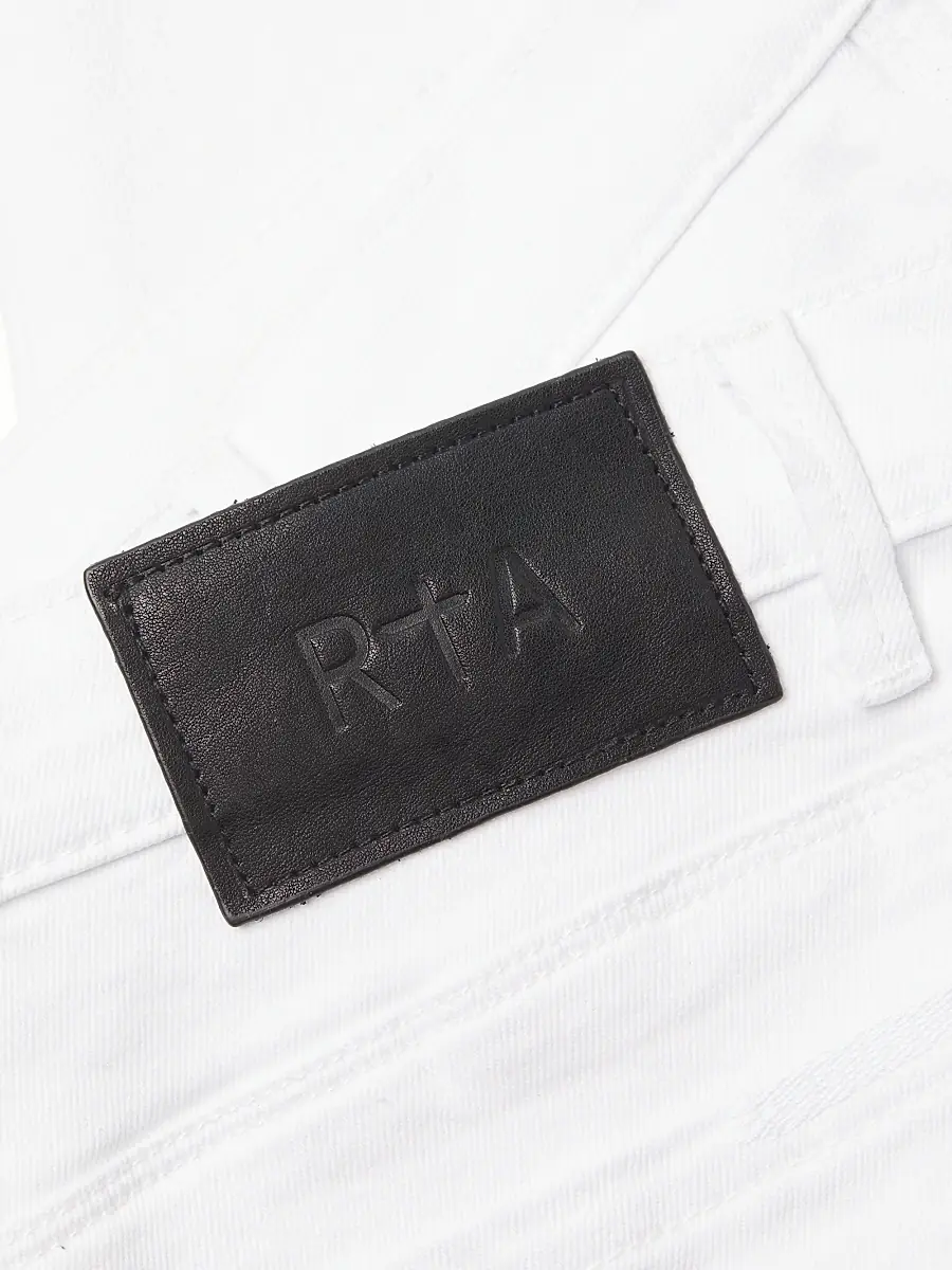 RTA Men's Bryant Stretch Slim-Fit Jeans - White Collegiate | Thumbnail 7 RTA Men's Bryant Stretch Slim-Fit Jeans - White Collegiate | Thumbnail 7