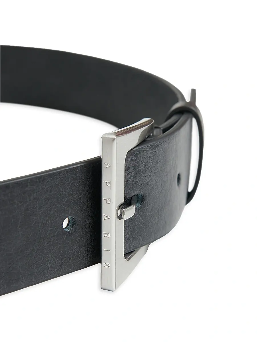 Apparis Women's Burke Faux-Leather Buckle Belt | Thumbnail 2 Apparis Women's Burke Faux-Leather Buckle Belt | Thumbnail 2