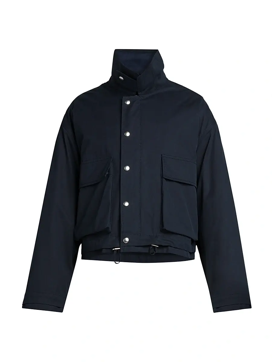 Men's Light Cotton Twill Padded Jacket - Midnight Blue Men's Light Cotton Twill Padded Jacket - Midnight Blue