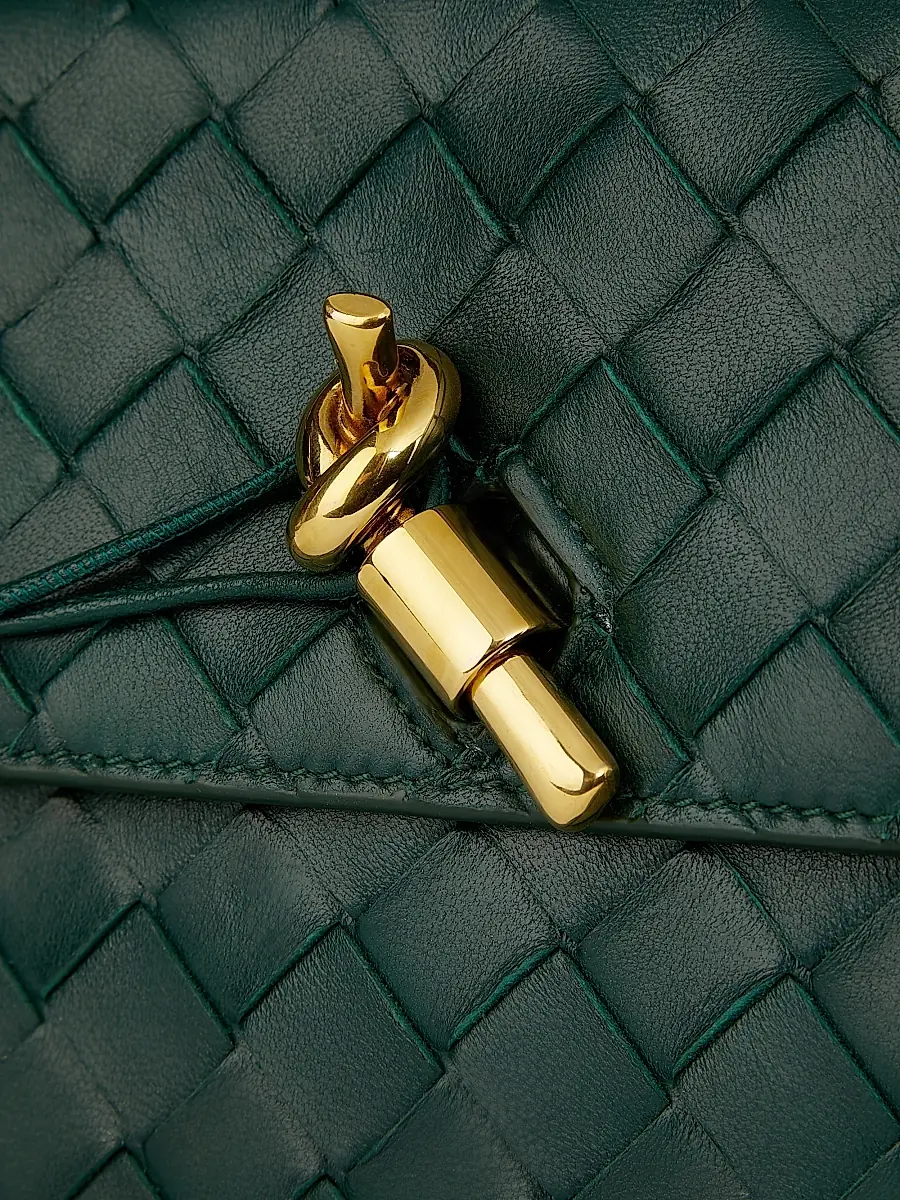 Bottega Veneta Women's Andiamo Intrecciato Leather Top-Handle Clutch - Ecru Muse Brass | Thumbnail 23 Bottega Veneta Women's Andiamo Intrecciato Leather Top-Handle Clutch - Ecru Muse Brass | Thumbnail 23