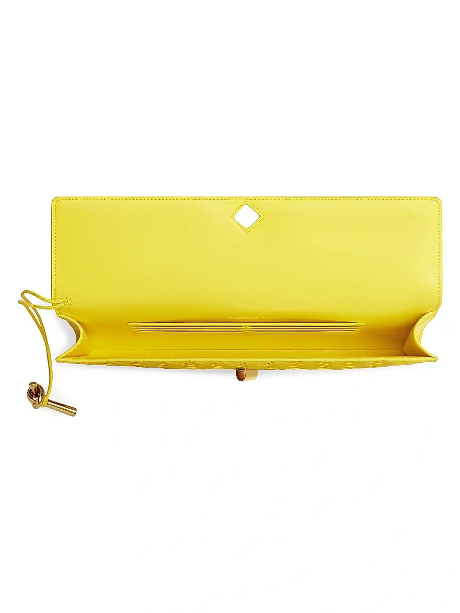 Bottega Veneta Women's Andiamo Intrecciato Leather Top-Handle Clutch - Ecru Muse Brass | Thumbnail 70 Bottega Veneta Women's Andiamo Intrecciato Leather Top-Handle Clutch - Ecru Muse Brass | Thumbnail 70