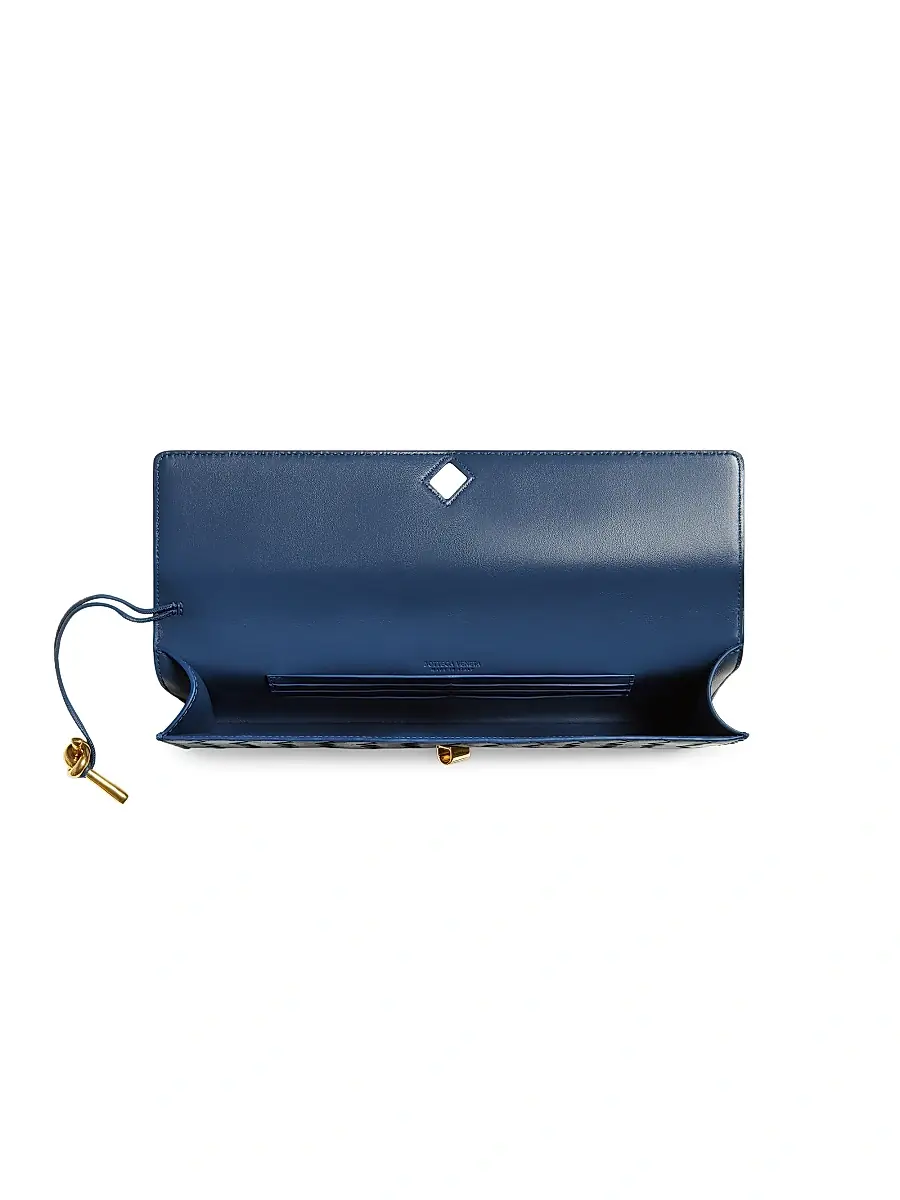 Bottega Veneta Women's Andiamo Intrecciato Leather Top-Handle Clutch - Ecru Muse Brass | Thumbnail 82 Bottega Veneta Women's Andiamo Intrecciato Leather Top-Handle Clutch - Ecru Muse Brass | Thumbnail 82