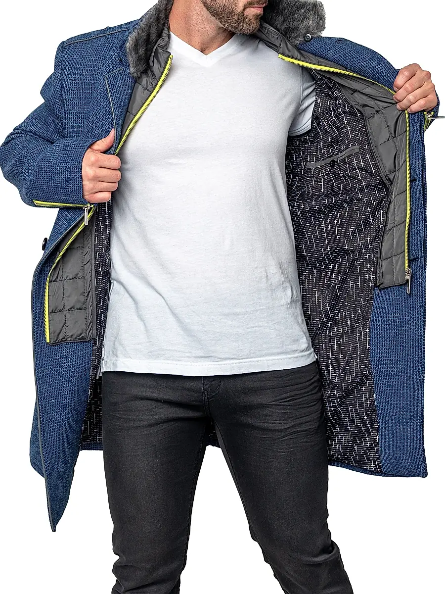 Maceoo Men's Peacoat Captain - Blue | Thumbnail 4 Maceoo Men's Peacoat Captain - Blue | Thumbnail 4