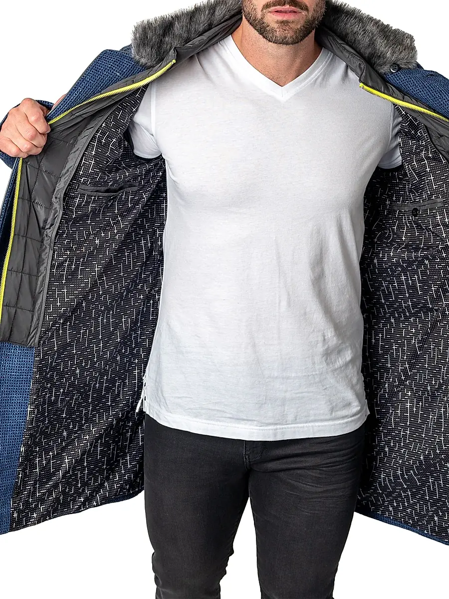 Maceoo Men's Peacoat Captain - Blue | Thumbnail 5 Maceoo Men's Peacoat Captain - Blue | Thumbnail 5