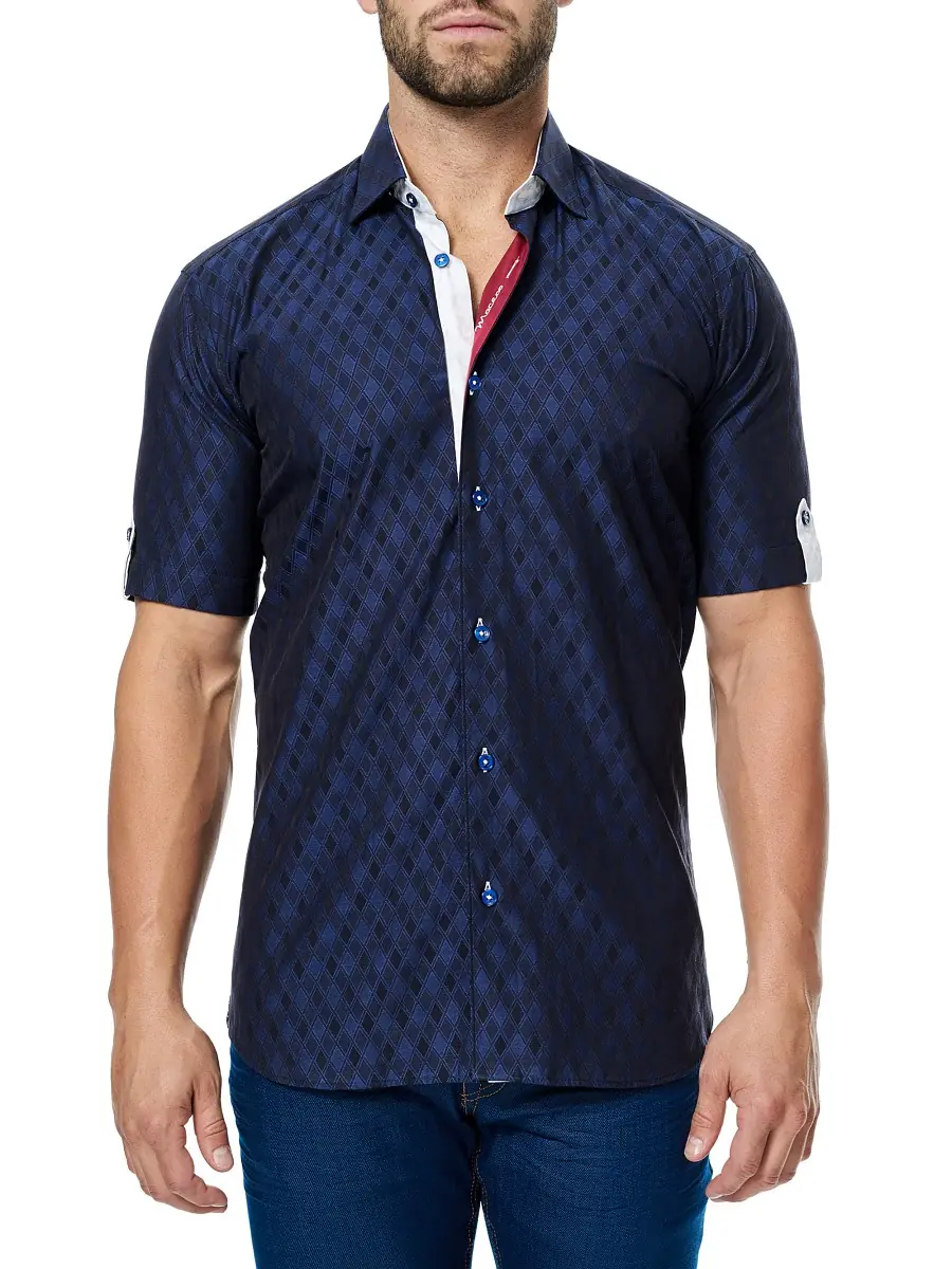 Maceoo Men's Fresh Losange Shirt | Thumbnail 2 Maceoo Men's Fresh Losange Shirt | Thumbnail 2