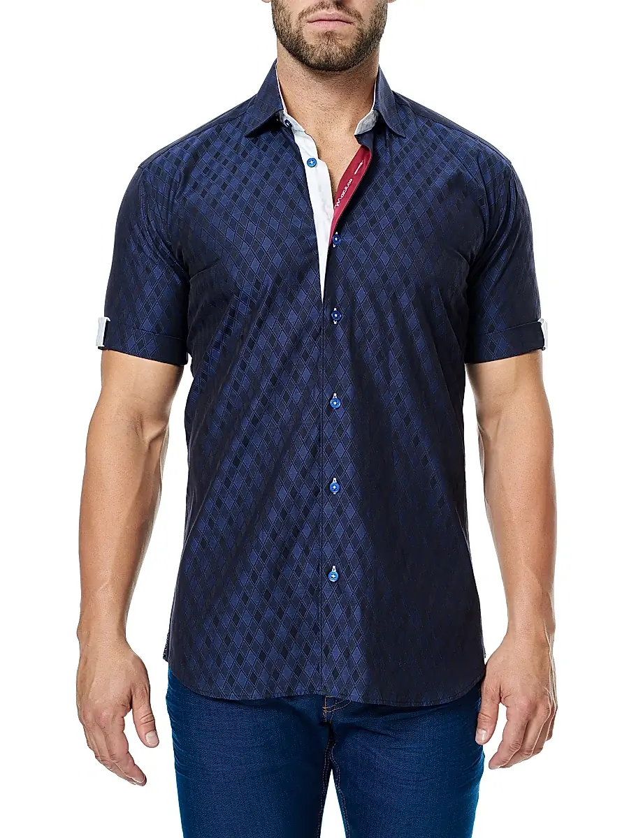 Maceoo Men's Fresh Losange Shirt | Thumbnail 5 Maceoo Men's Fresh Losange Shirt | Thumbnail 5