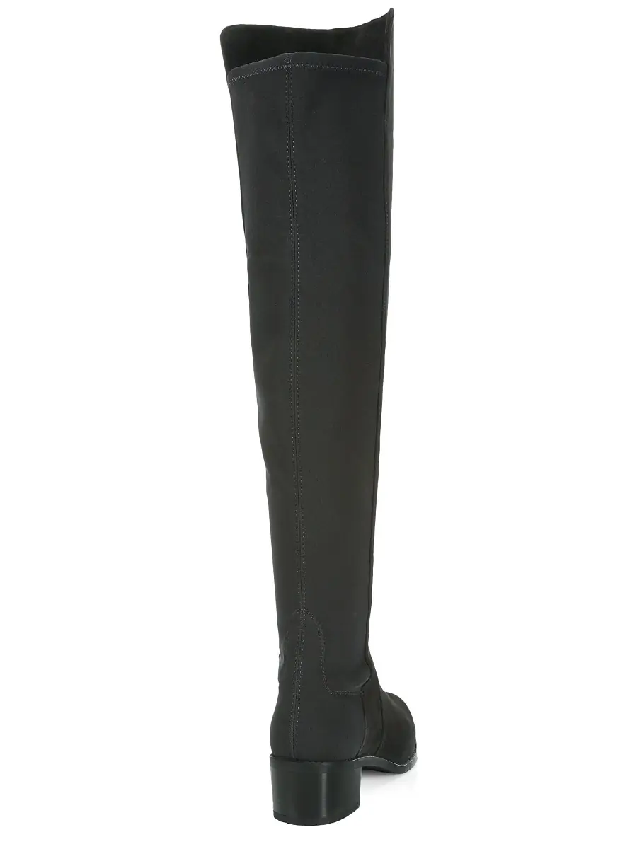 Stuart Weitzman Women's Reserve Over-The-Knee Suede Boots - Black | Thumbnail 2 Stuart Weitzman Women's Reserve Over-The-Knee Suede Boots - Black | Thumbnail 2